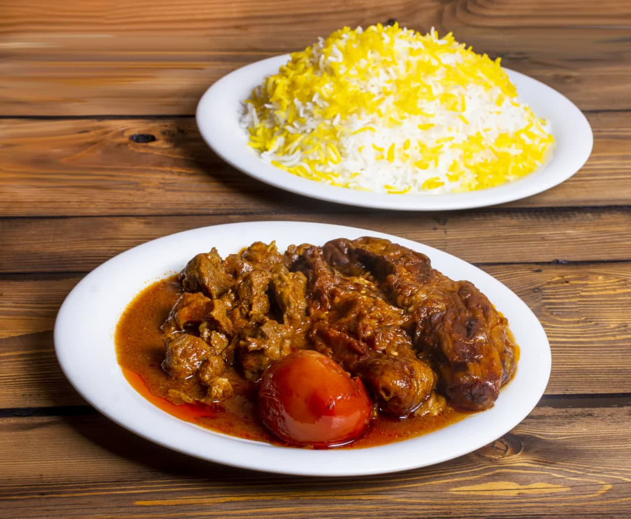 چلو خورشت بادمجان(دوشنبه ها)